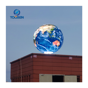 จอแสดงผล LED ทรงกลมขนาดใหญ่ TOOSEN ประกอบง่าย ขนาดเส้นผ่านศูนย์กลาง 0.2-10 เมตร รูปทรงลูกโลก ความละเอียดสูง - Product Image 2