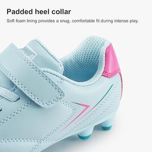 Boys Mesh Football Soccer Shoes Green Blue Rubber Sneakers Outsole Breathable EVA Midsole Summer Outdoor Sport Cleats Cheap <b>Boot</b> - Product Image 4