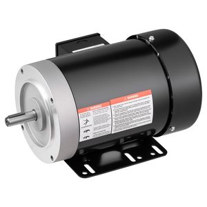 Motor Eléctrico TEFC de 1 HP para Compresores de Aire, 1725 RPM, Rotación CW/CCW, Diámetro del Eje de 5/8 Pulgadas, 4.1N.m de Torque, Motores de CA - Product Image 1