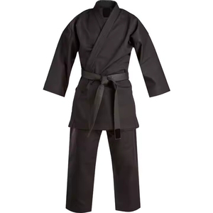 Uniformes de karaté, de jiu-jitsu, de taekwondo et de MMA de qualité supérieure du Pakistan, uniformes de karaté solides pour adultes. - Product Image 5
