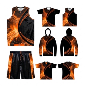 Conjunto de Uniforme de Baloncesto |   Uniformes de Baloncesto Sublimados, Camisetas y Pantalones Cortos con Diseños Únicos, Uniformes de Baloncesto Reversibles - Product Image 3