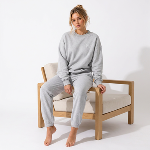 Conjunto de Sudadera y Pantalones Deportivos de Forro Polar Personalizados para Mujer, Ropa de Moda de Marca Privada, Fabricante y Proveedor de Ropa al por Mayor - Product Image 5