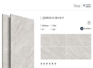 Carreaux de porcelaine modernes brillants de qualité supérieure, formats 800x1600, 1200x1800, 750x1500 mm, grandes dalles pour la décoration du salon - Product Image 3