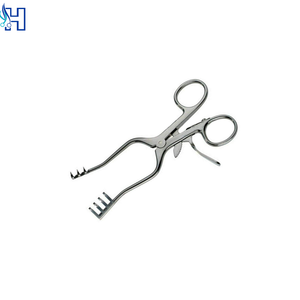 Forceps chirurgical professionnel à pointes émoussées en acier inoxydable pour applications cliniques, hospitalières, laboratoires et vétérinaires - Product Image 1