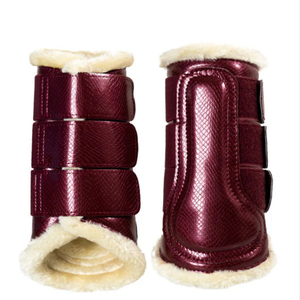 Botas de equitación personalizadas con absorción de impactos mejorada y protección completa de tendones y fetlock, hechas en Pakistán. - Product Image 2