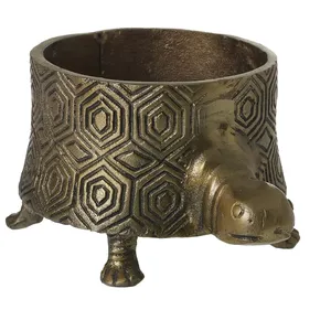 Jardinière en métal artisanale pour l'aménagement extérieur, élégante jardinière en métal artisanale pour l'intérieur, vase à fleurs pour le salon - Product Image 2