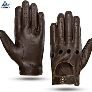 Nuevos Guantes de Conducción de Cuero de Primera Calidad Hechos a Medida, Guantes de Cuero para Conductor de Automóvil para Hombre, Duraderos, los Mejores - Product Image 1