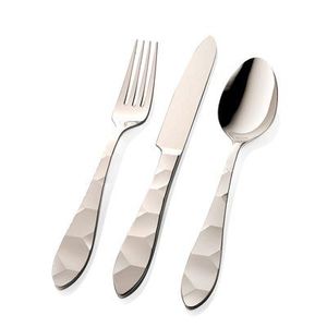 Metal <b>Flatware</b> Set Made From Stainless Steel With Forks Spoons Knives For Hotel Restaurant Catering Home Use - Product Image 1