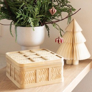 <b>Wedding</b> invite boxes handcrafted natural bamboo weaved <b>box</b> <b>gift</b> display container wholesale - Product Image 3