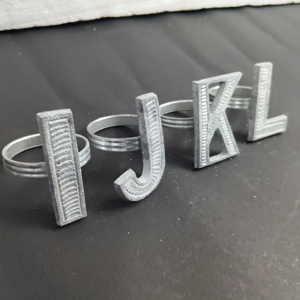 Anillo para Servilletas con Forma Original, Diseño de Tetera, Hoja de Arce y Paraguas, Porta Servilletas de Aluminio de una Sola Pieza para Decoración de Mesa - Product Image 6