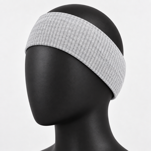 Customizable Wide pull Over Ribbed <b>Jersey</b> Athletic <b>Headband</b> Double Layer Stretch Performance Sports Sweatband OEM ODM - Product Image 2