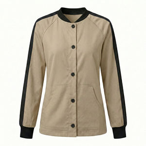 Chaqueta Sanitaria de Diseño Deportivo para Mujer, con Cierre de Botones a Presión, Abrigo Térmico, Uniforme Médico, Hospitalario, Enfermería, Logotipo Personalizado, Venta al por Mayor - Product Image 2