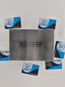Kit de 50 Piezas para Implantes Dentales, Brocas Cónicas, Instrumentos Manuales de Acero Inoxidable, Llave, Medidor de Profundidad, Múltiples Colores, Reutilizables - Product Image 2