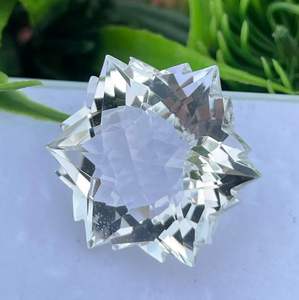<b>Natural</b> <b>Crystal</b> Snowflake Star Cut Gemstone for Jewelry Making India - Product Image 1
