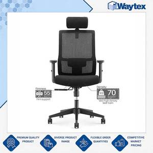 Silla de Oficina Ergonómica Profesional ACRUX de Malla Negra de Alta Elasticidad y Calidad Premium con Soporte Lumbar Dinámico - Product Image 6
