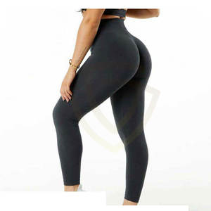 Leggings de Yoga para Mujer, Diseño Nuevo, Colores Sólidos, Sin Costuras, Secado Rápido, Elásticos, para Entrenamiento - Product Image 6