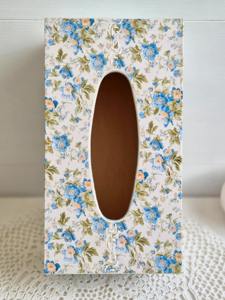 Caja de pañuelos de madera impresa con múltiples compartimentos, organizador de escritorio, estuche mayorista - Product Image 4