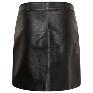 Jupe en cuir personnalisée pour femme – Vêtement de mode haut de gamme, confortable, élégant, en cuir souple – Fournisseur OEM/ODM en gros à prix d'usine - Product Image 4