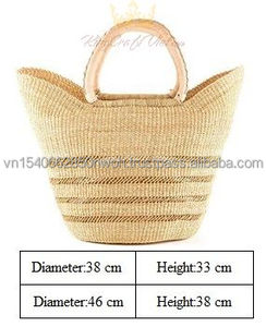 Cesta de almacenamiento de algas marinas hecha a mano, suministro de artesanía vietnamita, envío internacional, el mejor precio, 100% - Product Image 4