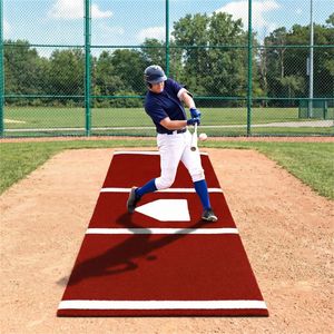 Tappetino da lancio per softball 3x1 metri con erba sintetica, attrezzatura per allenamento indoor e outdoor per la pratica del lancio, attrezzatura da softball - Product Image 2