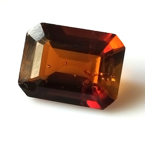 Loose Emerald Cut Natural Faceted <b>Honey</b> Tourmaline Zambia 3.90 Carats Gemstone with Color Play for Jewelry Making - Product Image 4