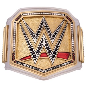 Ceinture de championnat féminin WWE réplique, sur mesure, en laiton et alliage de zinc plaqué or, taille adulte - Product Image 3