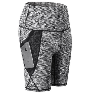 Pantalones Cortos de Compresión de Lona para Hombre, Cintura Media Elástica, Transpirables, Resistentes al Viento, de Secado Rápido, para Gimnasio y Fitness, Personalizados, Venta al Por Mayor - Product Image 1