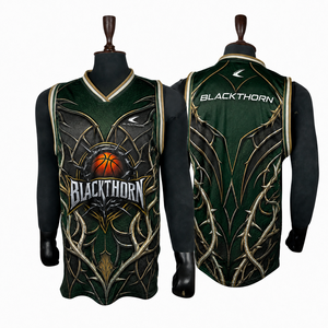 Camiseta de Baloncesto OEM para Hombre, Sin Mangas, Cuello en V, Sublimada, de Malla de Poliéster, Ajuste Atlético, Ropa Deportiva de Equipo - Product Image 5