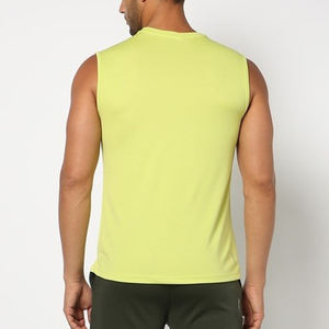 Camiseta sin Mangas para Hombre, Color Sólido, Algodón de Alta Elasticidad, Antibacteriana, Juvenil, Delgada, Transpirable, Tejida, para Verano, Otoño e Invierno - Product Image 2