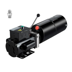 Nuova Pompa Idraulica Monofase da 10 Quarti per Rimorchio Ribaltabile, Portata 1.7 GPM, Pressione Massima 3200 PSI - Product Image 1