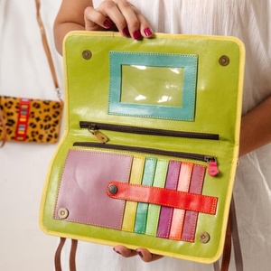 Gran oferta, bolso de mano de cuero genuino para mujer, bolso de mano de un solo Mango, vestido bohemio Vintage inspirado, bolsos de hombro con entramado de diamantes - Product Image 5