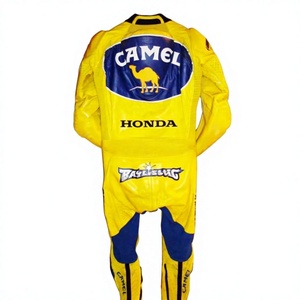Traje de Carreras Troy Bayliss MotoCP Zonda 1 Pieza de Cuero Vacuno/Canguro para Moto/Conducción, Mono/Traje MotoCP para Motociclistas Profesionales - Product Image 2