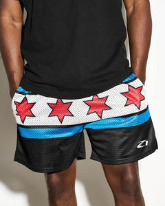 Pantalones Cortos de Baloncesto Transpirables de Malla, Sublimados, Estilo Urbano, Casuales, para Entrenamiento Atlético, Personalizables, Producción al por Mayor - Product Image 2