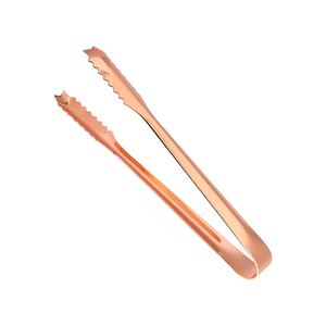 Elegantes Pinzas para Cubitos de Hielo de Acero Inoxidable con Acabado en Cobre, Pinzas de Cocina, Pinzas para Alimentos a Precios de Mayoreo - Product Image 1
