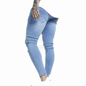 Pantalons pour hommes respirants, faible MOQ, sur mesure, dernier design, jeans délavés pour la vente en ligne - Product Image 3