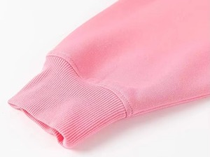เสื้อฮู้ดสีชมพูแบบยูนิเซ็กซ์ ทรงโอเวอร์ไซส์ ซิปหน้า สไตล์ลำลอง สีพื้น มีกระเป๋า ดีไซน์เรียบง่าย ผลิตจากผ้าฝ้ายฟลีซ 100% เหมาะสำหรับใส่ในช่วงฤดูใบไม้ร่วง - Product Image 5