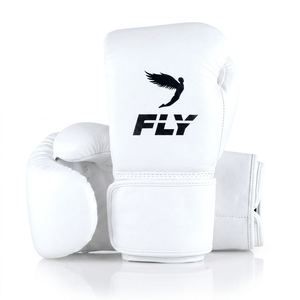 Gants de boxe professionnels sur mesure de haute qualité en cuir véritable, à doigts entiers, avec fermeture à lacets et sangle de poignet réglable - Product Image 5