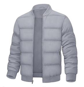 Chaqueta de Invierno Acolchada de Diseño Personalizado de Última Tendencia, Chaqueta de Hombre con Cierre Completo y Estilo Urbano Lavado, a Precios de Mayoreo - Product Image 5