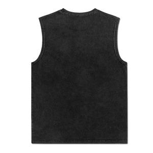 เสื้อแขนกุดสำหรับผู้ชายเสื้อกล้ามสำหรับผู้ชายเสื้อกล้ามสำหรับล้างเป็นกรดรุ่นเฮฟวีเวตพิมพ์ลาย - Product Image 6