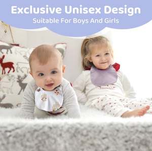 Baberos para Niños Pequeños 95% Bambú 5% Spandex – Suaves, Elásticos y Cómodos - Product Image 2