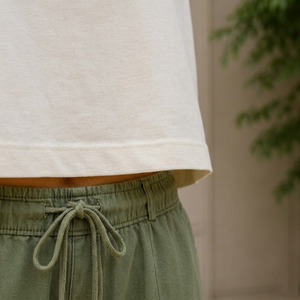 T-shirt en coton pour femme, coupe ample, absorbant l'humidité, style décontracté estival, streetwear - Product Image 6