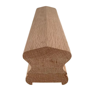 Barandal de Escalera Redondo de Madera de Roble Rojo Sólido 6310P de Alta Gama, Tamaño Personalizado, Ecológico, Duradero, 1 Año de Garantía - Product Image 1