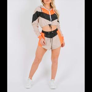 Conjunto de 2 Piezas para Hombre: Chaqueta Larga con Capucha y Cremallera, Estilo Acid Wash, para Invierno, y Pantalones Cortos, con Logotipo Personalizado, Impermeable, de Secado Rápido, Modelo Tulip - Product Image 3