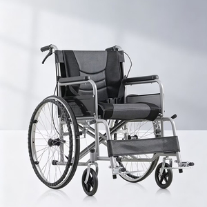 Fauteuil roulant manuel pliable léger, homologué CE, directement de l'usine, pour personnes handicapées, personnes âgées, usage domestique et hospitalier - Product Image 6