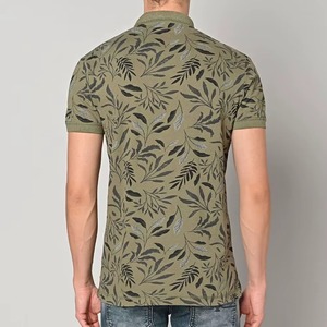 Chemise de golf en coton tricoté à manches courtes pour homme, avec logo frontal, couleur unie, séchage rapide, tendance estivale, vêtement décontracté de qualité supérieure - Product Image 4