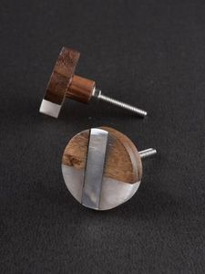 Boutons en résine au design artisanal, boutons en bois et résine, boutons de meuble en résine, boutons de tiroir en résine, boutons en bois, prix de gros direct usine - Product Image 2