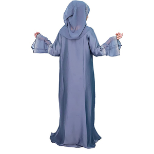 Abaya pour femmes, robe islamique modeste pleine longueur, coupe ample, manches longues, confortable, élégante, vêtement traditionnel pour tous les jours - Product Image 2
