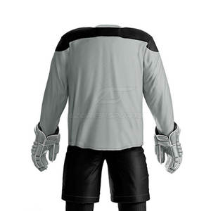 Ensemble d'uniformes de hockey sur glace respirant et à séchage rapide pour équipe, production OEM, 100 % polyester de qualité supérieure - Product Image 6