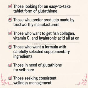 Glow Beauty Tablets 60 unidades con colágeno, péptido, ácido hialurónico y vitamina C 1000mg - Product Image 6