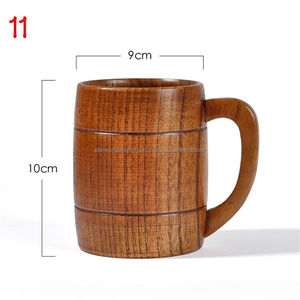 แก้วเบียร์ไม้โบราณแก้วกาแฟ - Product Image 3